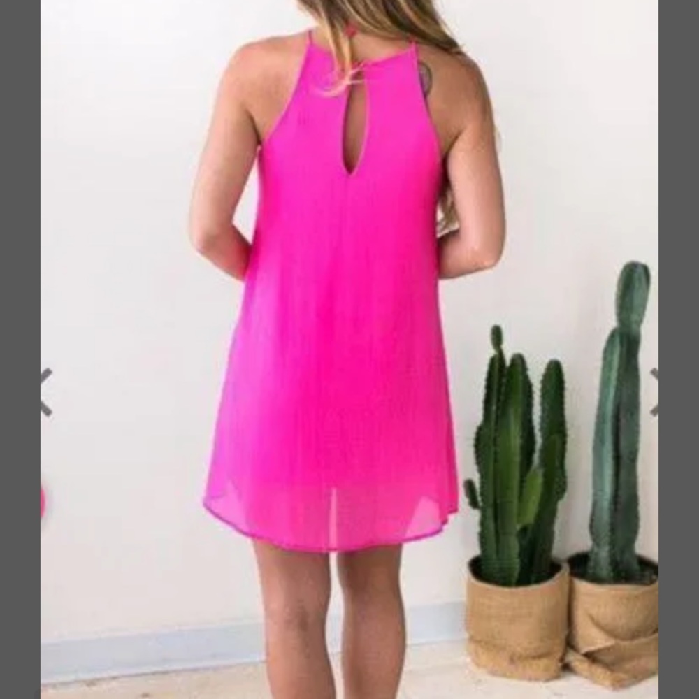 EUC pink Tyche dress